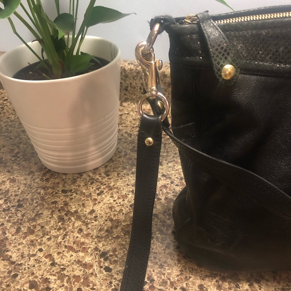 Coach Black Crossbody Hobo Purse - Picture 4 of 8